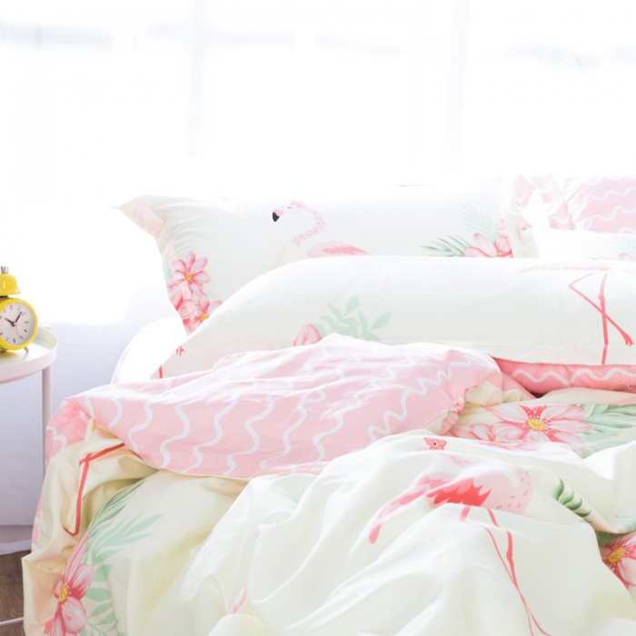 91家纺网 家纺一手货源 找家纺 一米阳光 2019新款13070新款套件傲娇小公主米色波浪款