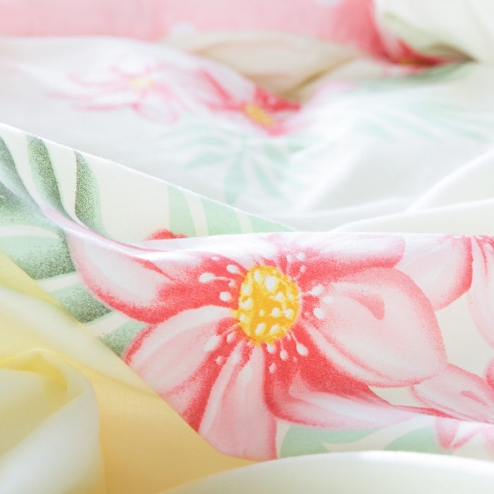 91家纺网 家纺一手货源 找家纺 一米阳光 2019新款13070新款套件傲娇小公主米色波浪款