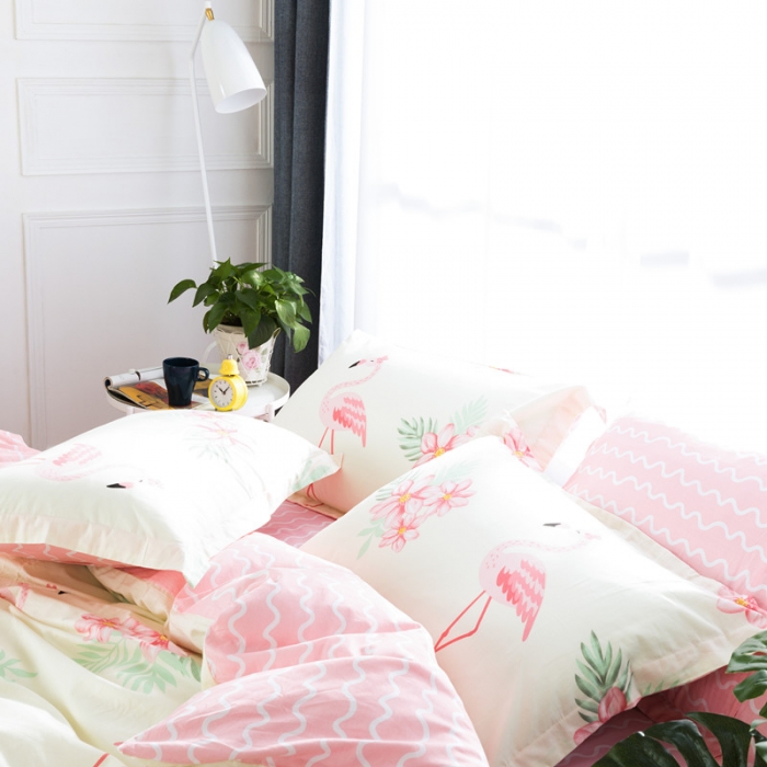 91家纺网 家纺一手货源 找家纺 一米阳光 2019新款13070新款套件傲娇小公主米色波浪款