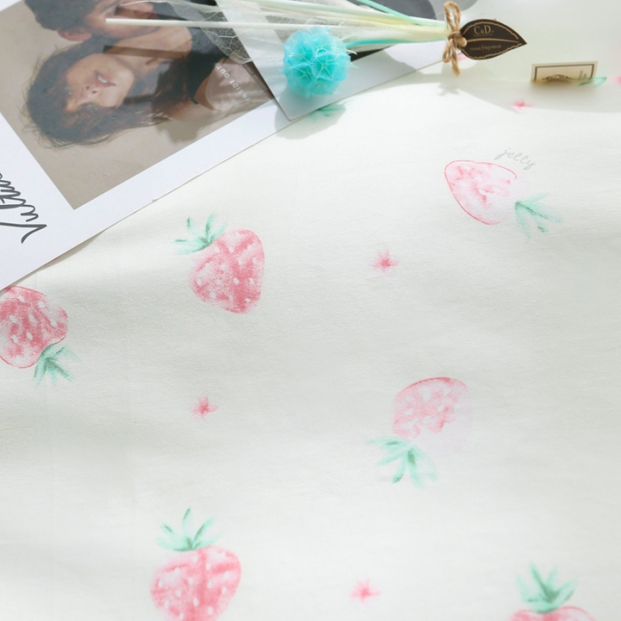 91家纺网 家纺一手货源 找家纺 一米阳光 2019新款13070新款套件 草莓