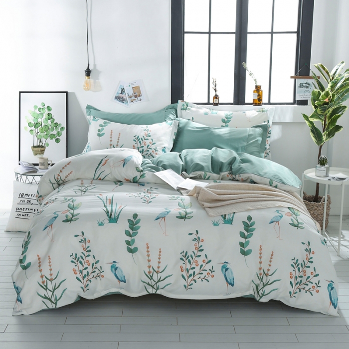 91家纺网 家纺一手货源 找家纺 一米阳光 2019新款13070新款套件 春色嫣然