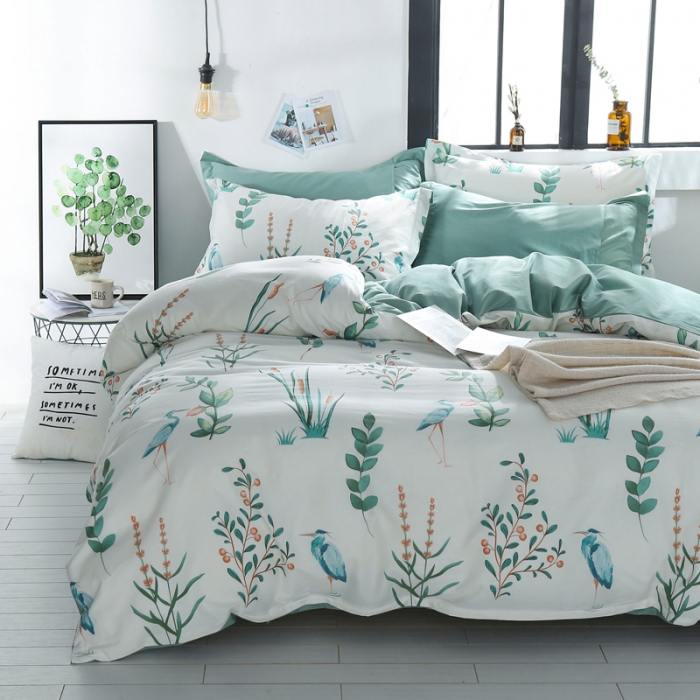 91家纺网 家纺一手货源 找家纺 一米阳光 2019新款13070新款套件 春色嫣然