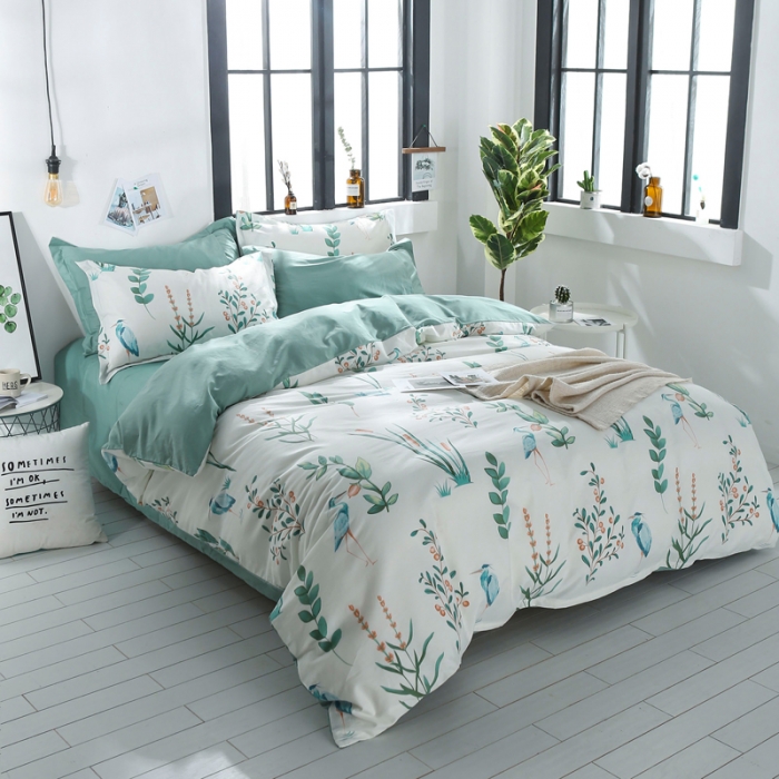 91家纺网 家纺一手货源 找家纺 一米阳光 2019新款13070新款套件 春色嫣然