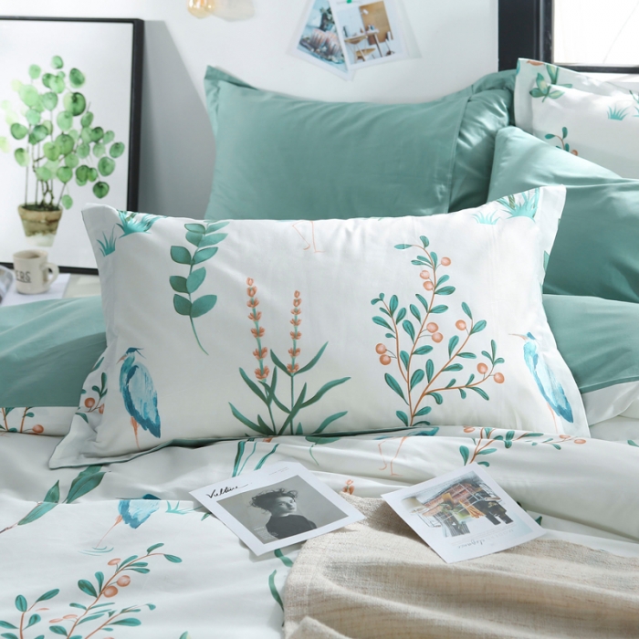 91家纺网 家纺一手货源 找家纺 一米阳光 2019新款13070新款套件 春色嫣然