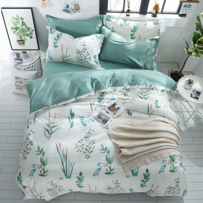 91家纺网 家纺一手货源 找家纺 一米阳光 2019新款13070新款套件 春色嫣然