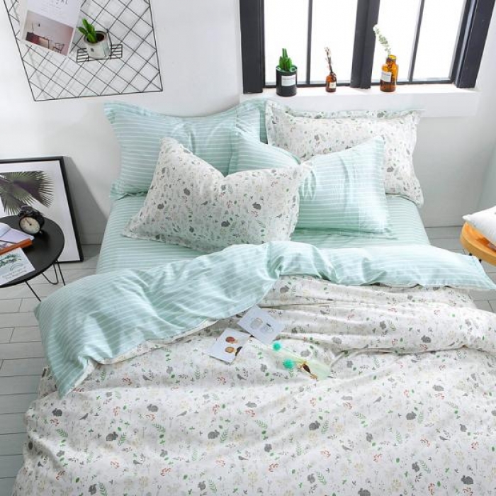 91家纺网 家纺一手货源 找家纺 一米阳光 2019新款13070新款套件 春晓