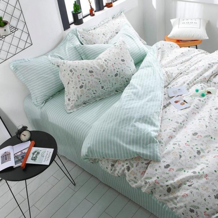 91家纺网 家纺一手货源 找家纺 一米阳光 2019新款13070新款套件 春晓