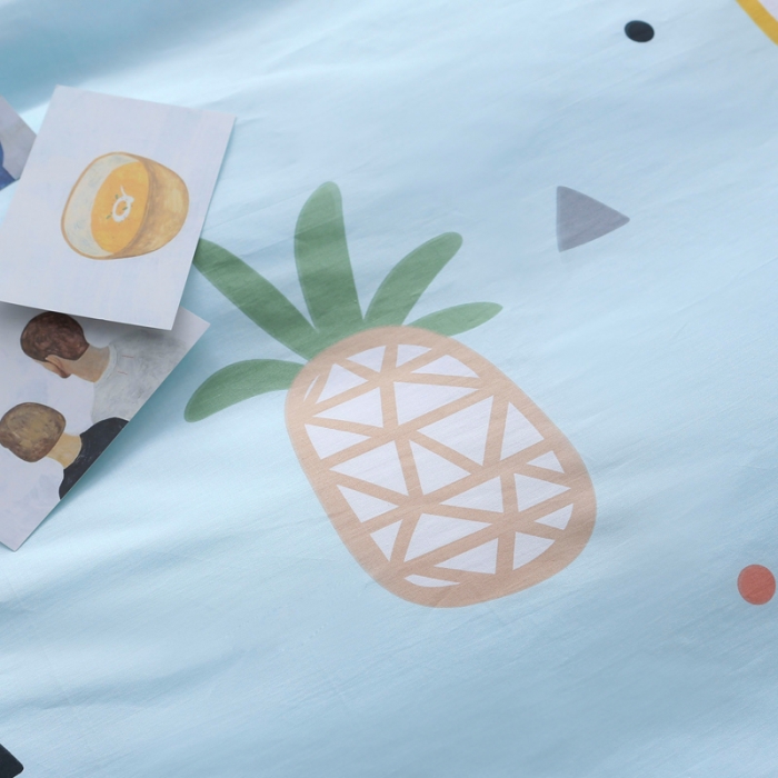 91家纺网 家纺一手货源 找家纺 一米阳光 2019新款13070新款套件 大菠萝