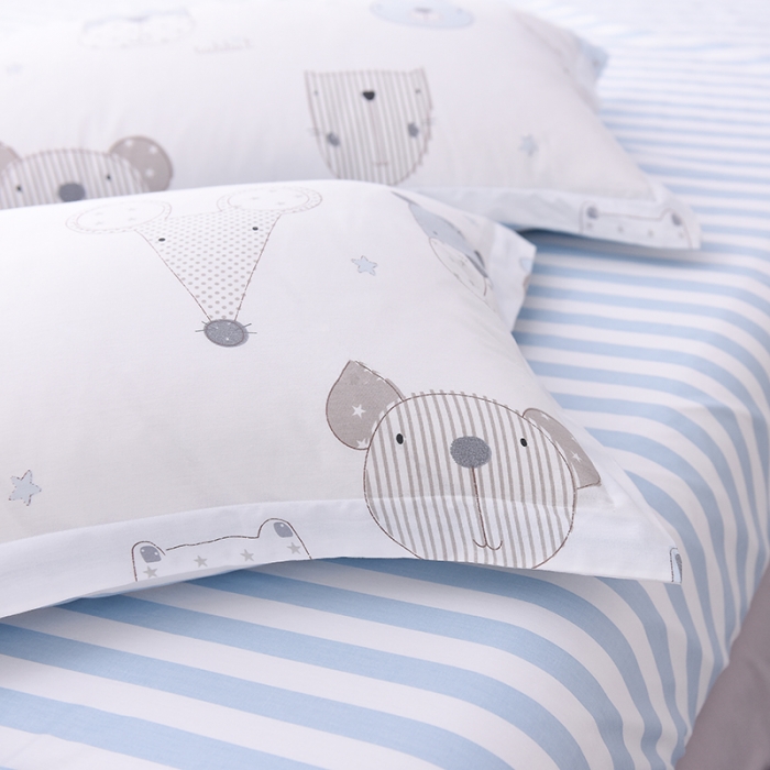 91家纺网 家纺一手货源 找家纺 一米阳光 2019新款13070新款套件 动物乐园