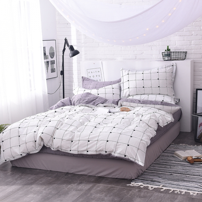 91家纺网 家纺一手货源 找家纺 一米阳光 2019新款13070新款套件 都市时尚