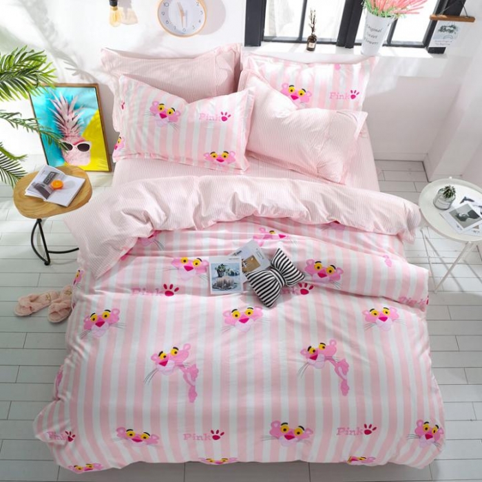 91家纺网 家纺一手货源 找家纺 一米阳光 2019新款13070新款套件 粉宝宝