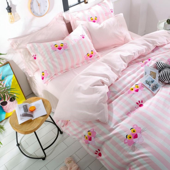 91家纺网 家纺一手货源 找家纺 一米阳光 2019新款13070新款套件 粉宝宝