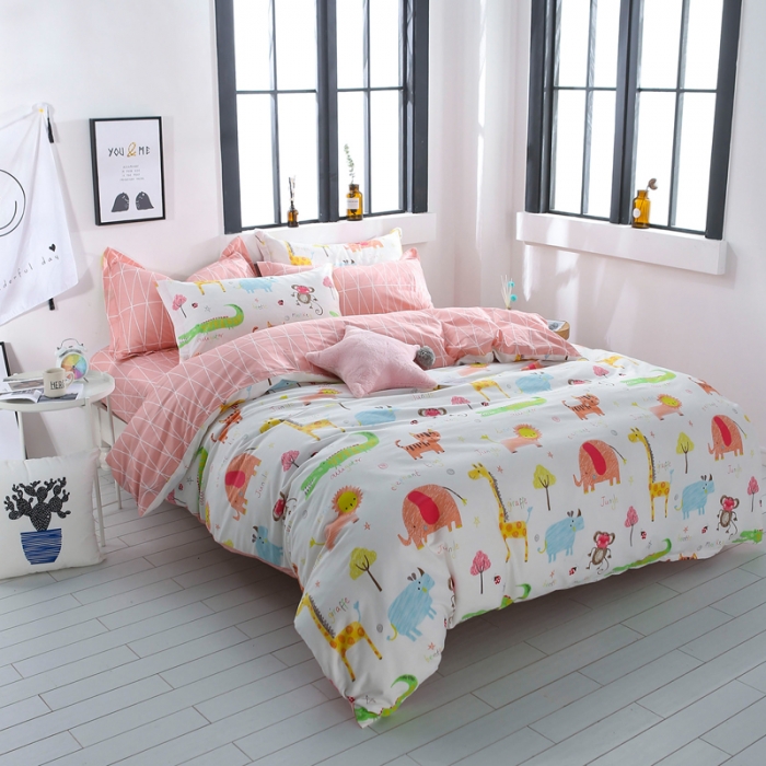 91家纺网 家纺一手货源 找家纺 一米阳光 2019新款13070新款套件 疯狂动物城