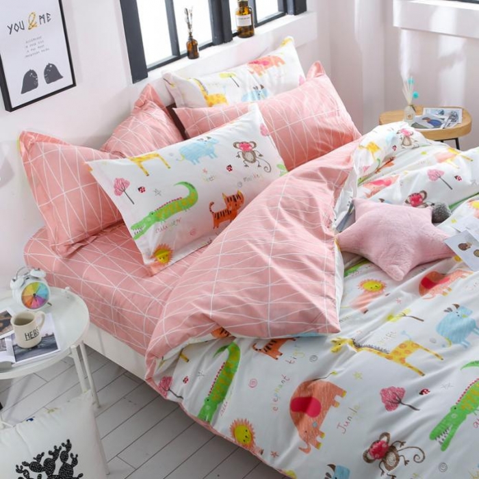 91家纺网 家纺一手货源 找家纺 一米阳光 2019新款13070新款套件 疯狂动物城