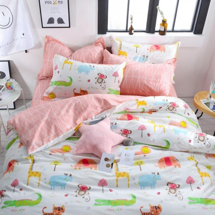 91家纺网 家纺一手货源 找家纺 一米阳光 2019新款13070新款套件 疯狂动物城