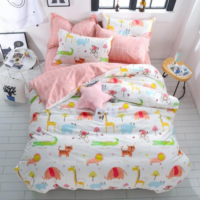 91家纺网 家纺一手货源 找家纺 一米阳光 2019新款13070新款套件 疯狂动物城