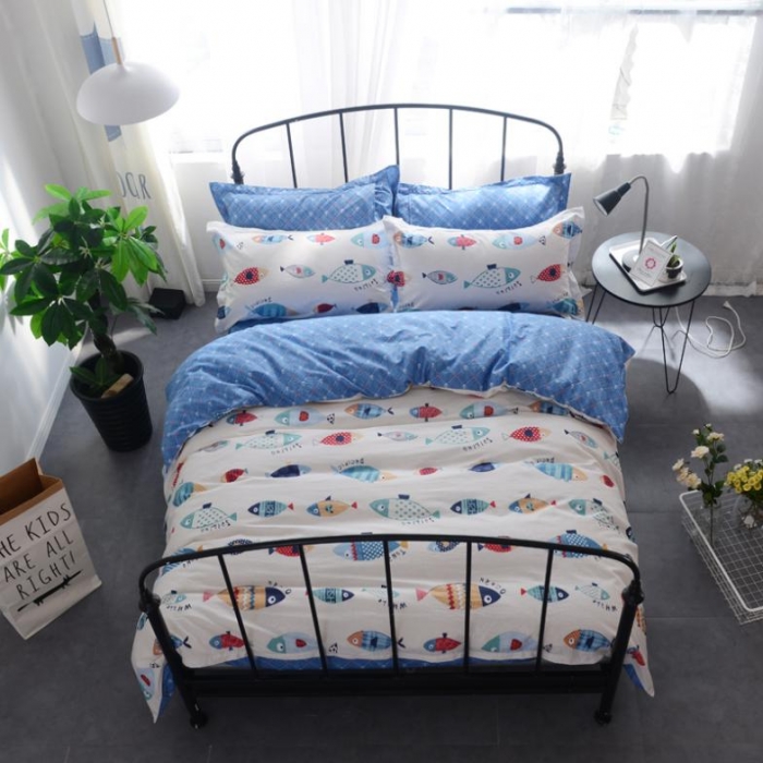 91家纺网 家纺一手货源 找家纺 一米阳光 2019新款13070新款套件 好多鱼