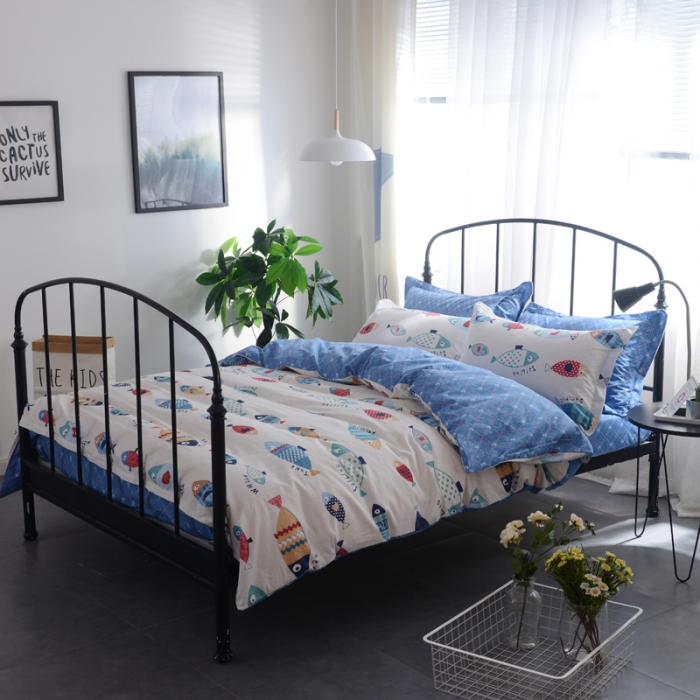 91家纺网 家纺一手货源 找家纺 一米阳光 2019新款13070新款套件 好多鱼