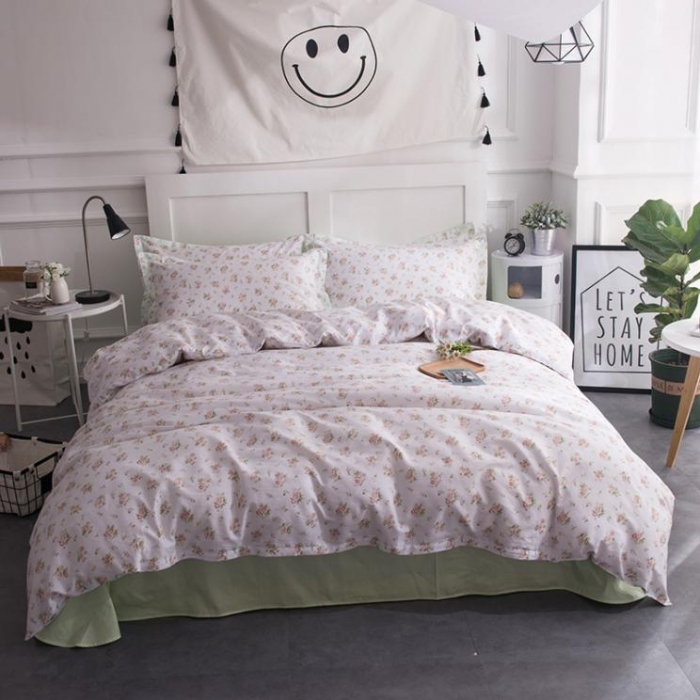 91家纺网 家纺一手货源 找家纺 一米阳光 2019新款13070新款套件 花田小梦