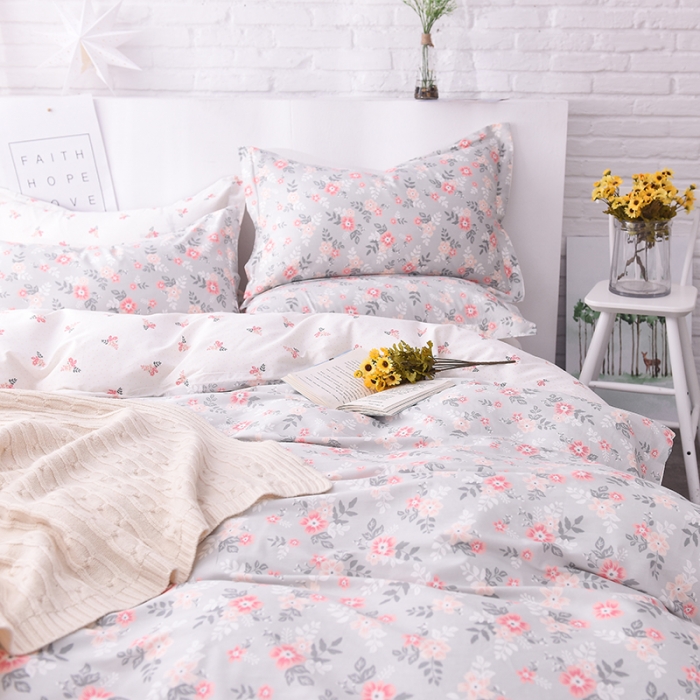 91家纺网 家纺一手货源 找家纺 一米阳光 2019新款13070新款套件 花意盎然