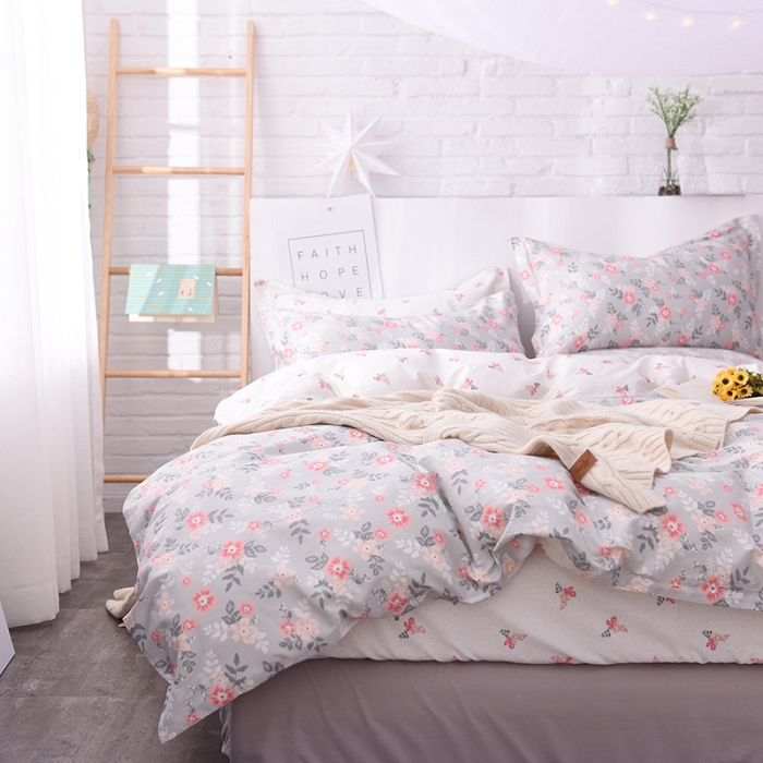 91家纺网 家纺一手货源 找家纺 一米阳光 2019新款13070新款套件 花意盎然