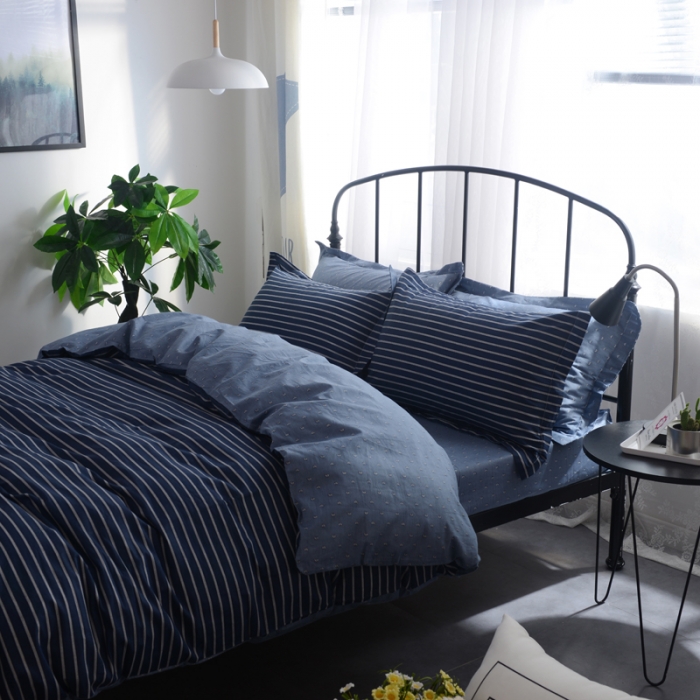 91家纺网 家纺一手货源 找家纺 一米阳光 2019新款13070新款套件 简约记忆