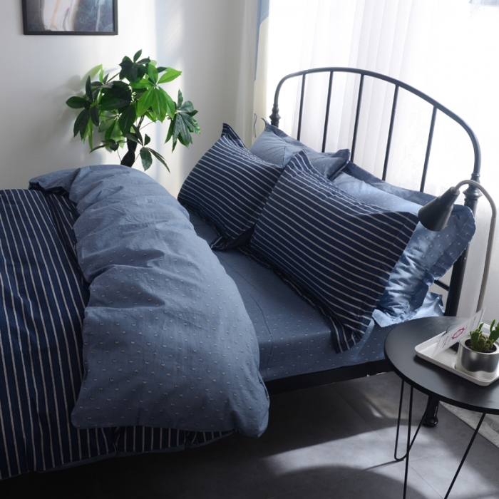 91家纺网 家纺一手货源 找家纺 一米阳光 2019新款13070新款套件 简约记忆