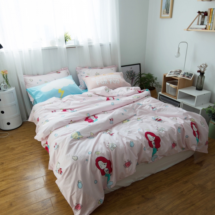 91家纺网 家纺一手货源 找家纺 一米阳光 2019新款13070新款套件 人鱼小姐