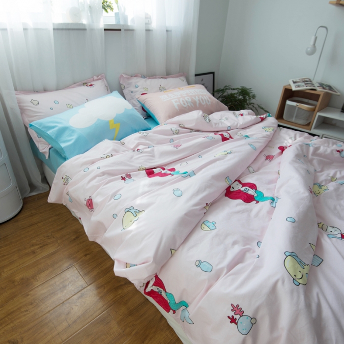 91家纺网 家纺一手货源 找家纺 一米阳光 2019新款13070新款套件 人鱼小姐