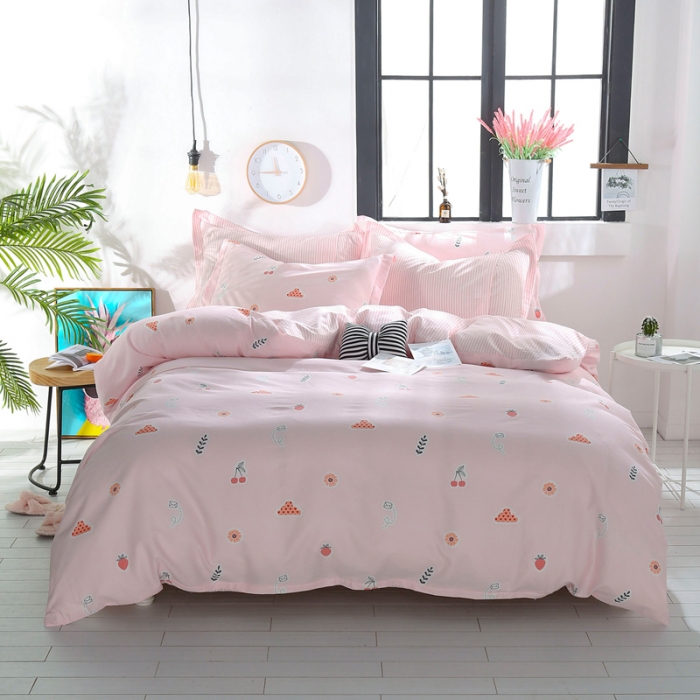 91家纺网 家纺一手货源 找家纺 一米阳光 2019新款13070新款套件 甜心