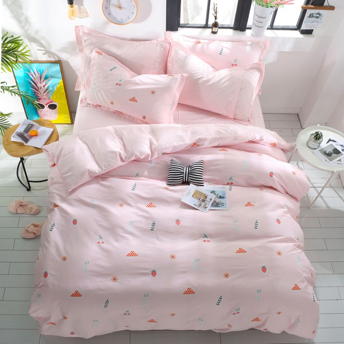 91家纺网 家纺一手货源 找家纺 一米阳光 2019新款13070新款套件 甜心