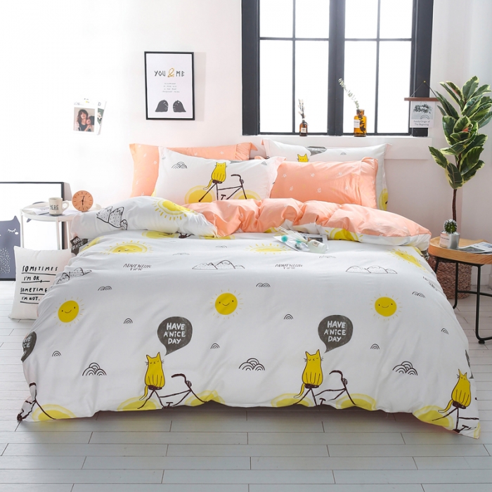 91家纺网 家纺一手货源 找家纺 一米阳光 2019新款13070新款套件 午后时光