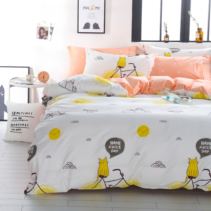 91家纺网 家纺一手货源 找家纺 一米阳光 2019新款13070新款套件 午后时光