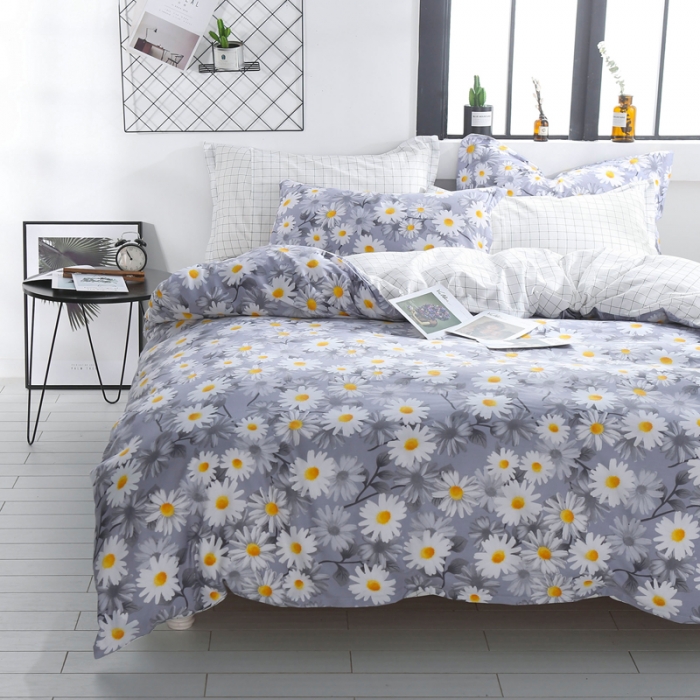 91家纺网 家纺一手货源 找家纺 一米阳光 2019新款13070新款套件 小雏菊