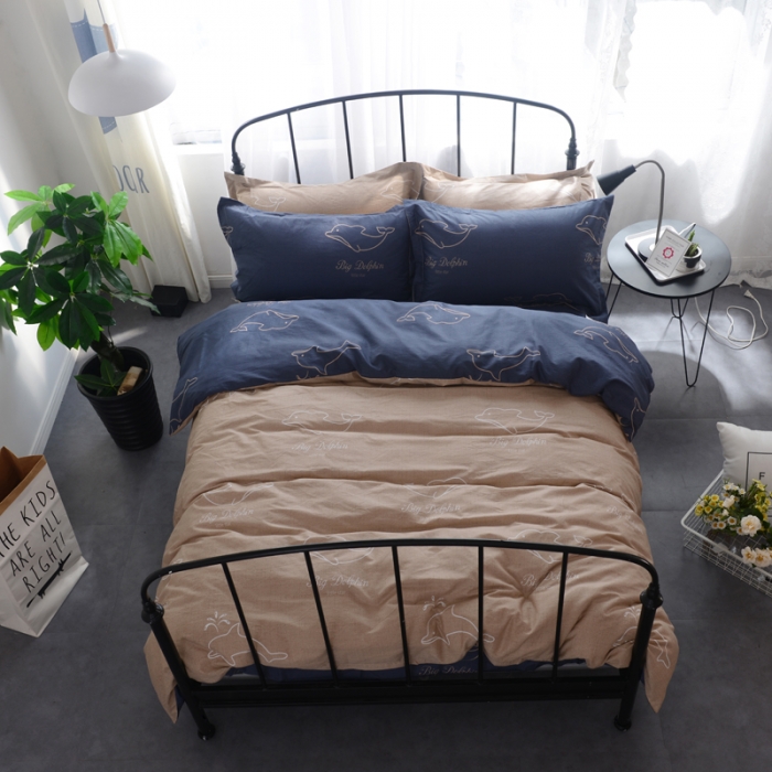 91家纺网 家纺一手货源 找家纺 一米阳光 2019新款13070新款套件 小海豚