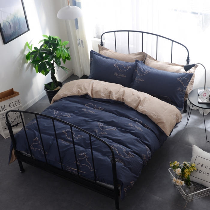 91家纺网 家纺一手货源 找家纺 一米阳光 2019新款13070新款套件 小海豚