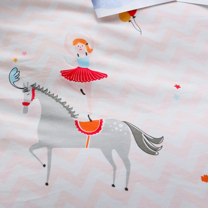 91家纺网 家纺一手货源 找家纺 一米阳光 2019新款13070新款套件 旋转木马