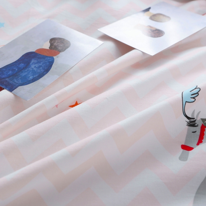 91家纺网 家纺一手货源 找家纺 一米阳光 2019新款13070新款套件 旋转木马