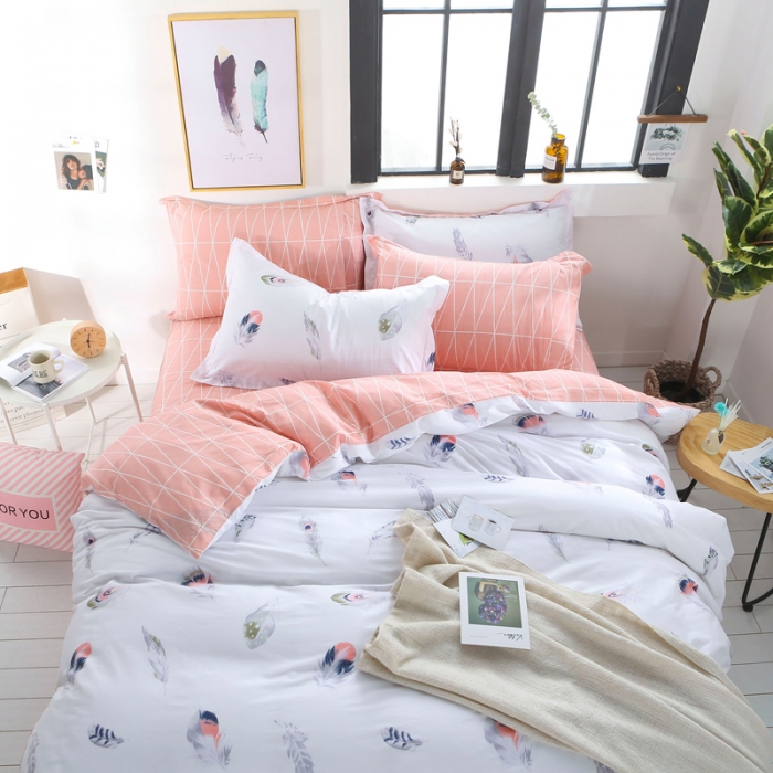 91家纺网 家纺一手货源 找家纺 一米阳光 2019新款13070新款套件 羽菲