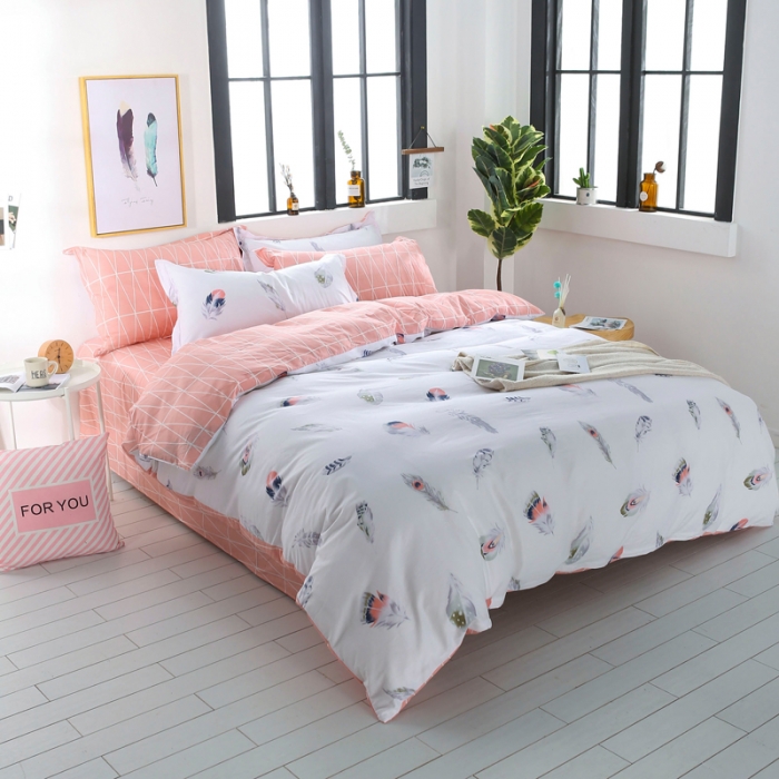 91家纺网 家纺一手货源 找家纺 一米阳光 2019新款13070新款套件 羽菲