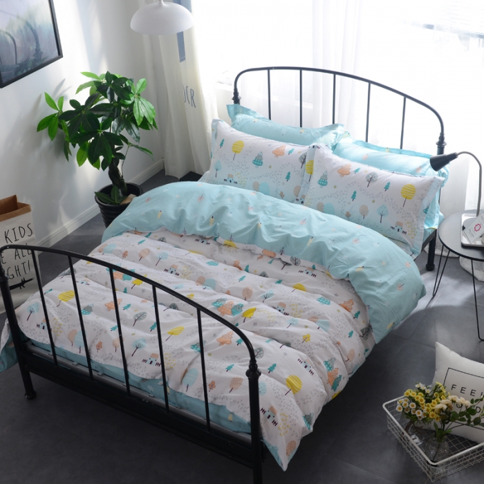 91家纺网 家纺一手货源 找家纺 一米阳光 2019新款13070新款套件 月光森林