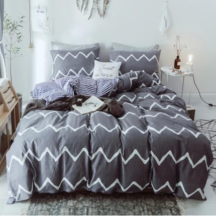 91家纺网 家纺一手货源 找家纺 一米阳光 2019新款绅士简约风套件 绅士,绅士,枕套10元一只