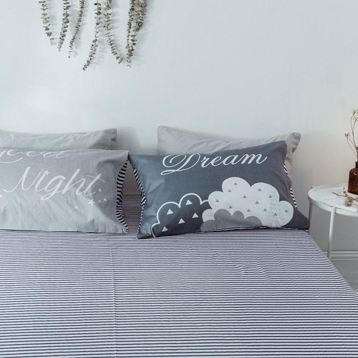 91家纺网 家纺一手货源 找家纺 一米阳光 2019新款绅士简约风套件 云之梦