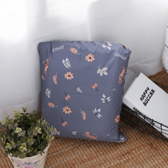 91家纺网 家纺一手货源 找家纺 一米阳光 2019纯棉小清新兔耳朵镶边套件 森意