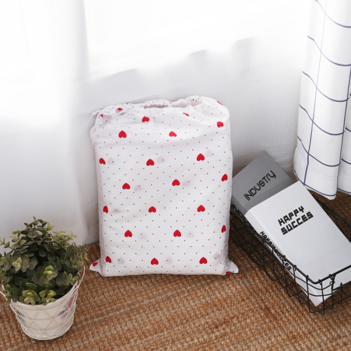 91家纺网 家纺一手货源 找家纺 一米阳光 2019纯棉小清新兔耳朵镶边套件 心动