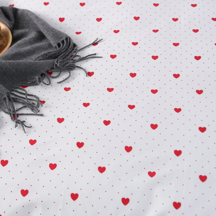 91家纺网 家纺一手货源 找家纺 一米阳光 2019纯棉小清新兔耳朵镶边套件 心动