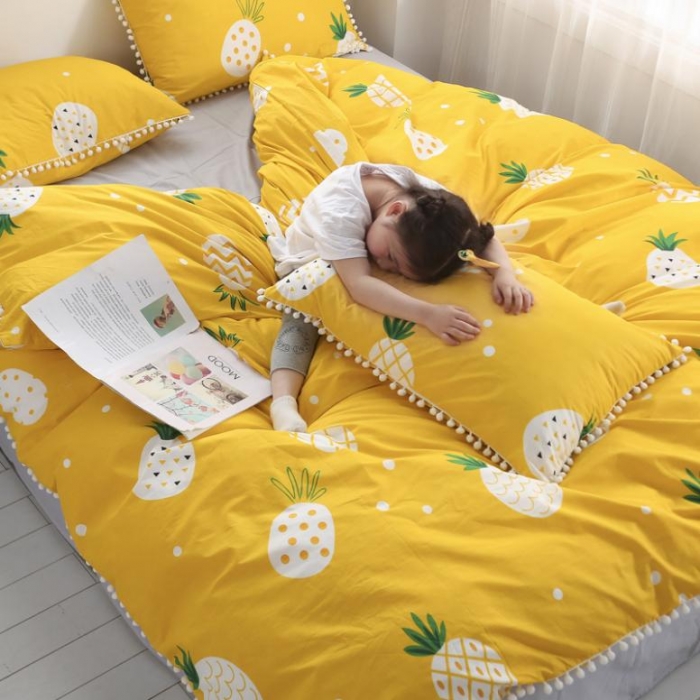 91家纺网 家纺一手货源 找家纺 （总）一米阳光 2019新款球球款套件