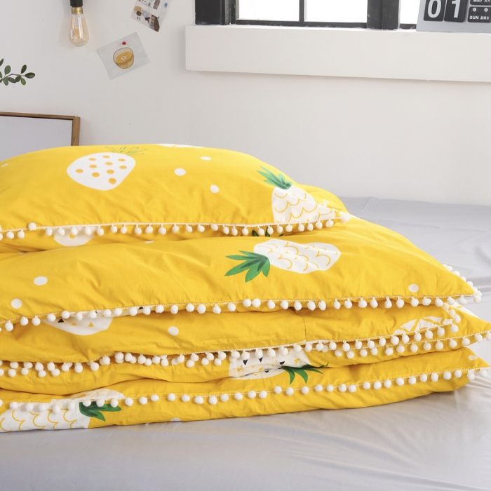 91家纺网 家纺一手货源 找家纺 （总）一米阳光 2019新款球球款套件