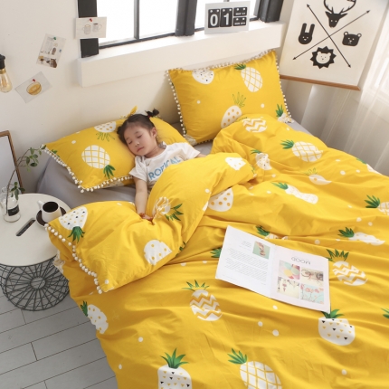 91家纺网 家纺一手货源 找家纺 （总）一米阳光 2019新款球球款套件