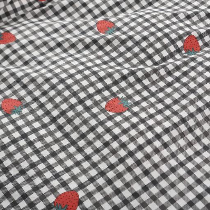 91家纺网 家纺一手货源 找家纺 一米阳光 2019新款球球款套件 时尚草莓